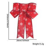 Christmas Burlap Bow Ornaments, Pre-Tied Plaid Holiday Bow for Christmas Tree Wreath Gift Wrapping, Assorted Styles, MOQ 5 Packs (2 pcs per pack), Mixable - Laribbons Custom