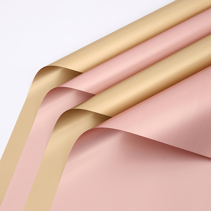 58x58cm BOPP Two - Tone Matte Flower Packaging Sheets | P - SMG | MOQ 100pcs | Laribbon Custom - laribbons