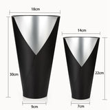 V - Shaped Foil - Lined Flower Cone Holder | BX - TMMHST | Laribbons Custom - laribbons