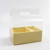 30×26.5×10cm Clear PVC Window Flower Gift Box with Handle | BX - TMXHSTH | Laribbons Custom - laribbons