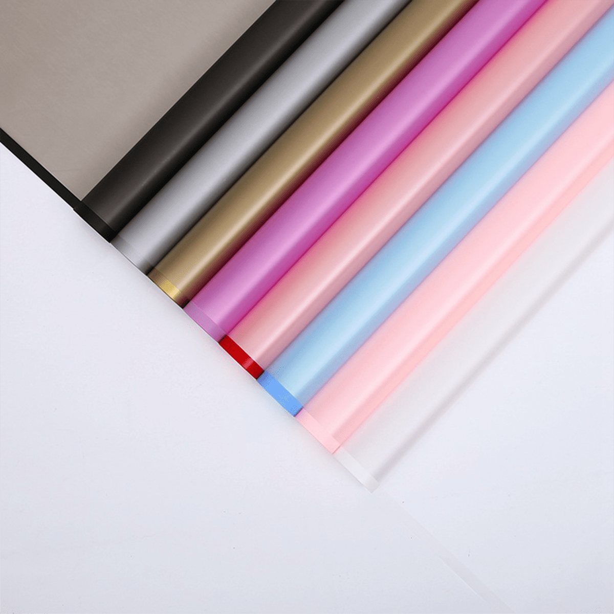 58x58cm BOPP Waterproof Clear Floral Packaging Sheets | MOQ 100pcs | Laribbon Custom - laribbons