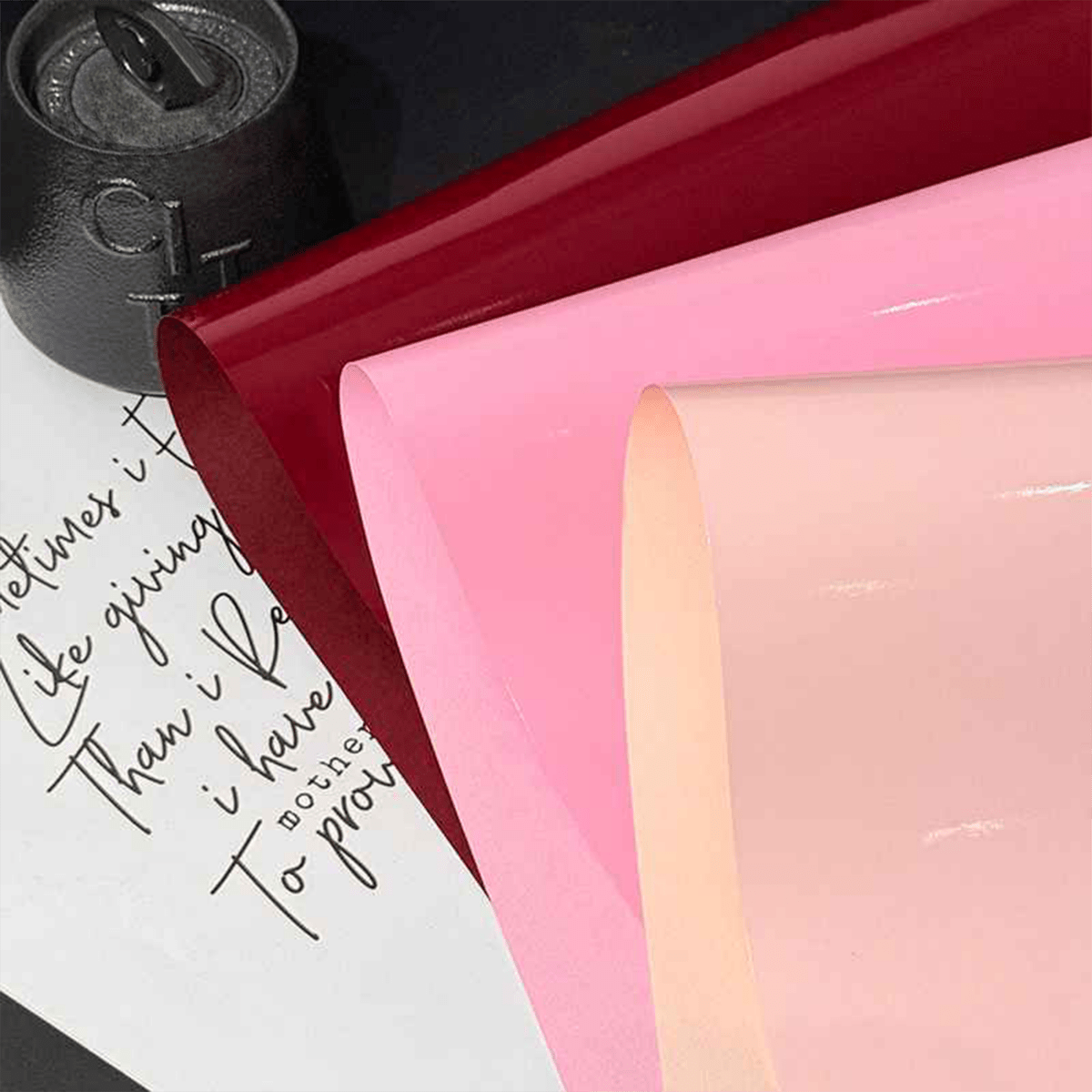 44x53cm Single - Side Waterproof Flower Packaging Sheets | P - WXXL | MOQ 100pcs | Laribbon Custom - laribbons