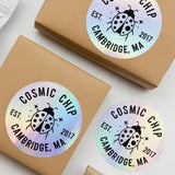 Custom Holographic Stickers | Eye - Catching Shine for Your Brand | Laribbons Custom - laribbons Custom Shop