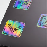 Custom Holographic Stickers | Eye - Catching Shine for Your Brand | Laribbons Custom - laribbons Custom Shop