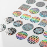 Custom Holographic Stickers | Eye - Catching Shine for Your Brand | Laribbons Custom - laribbons Custom Shop