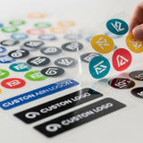 Custom Clear Stickers | Waterproof, Transparent & Logo Printable | LaRibbons Custom - laribbons Custom Shop