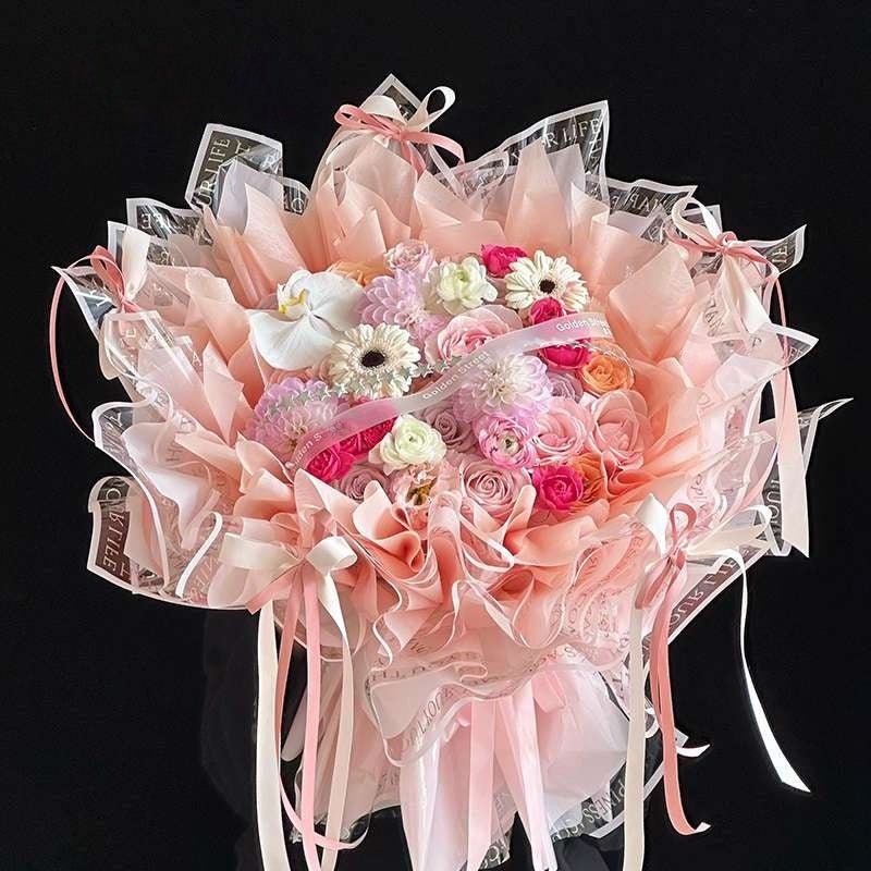 57x57cm OPP Flower Packaging Sheets | P - XFYS | MOQ 100pcs | Laribbon Custom - laribbons