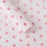 48x70cm Tiny Bow Print Flower Packaging Sheets | P - XLZHDJ| MOQ 100pcs | Laribbon Custom - laribbons