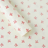 48x70cm Tiny Bow Print Flower Packaging Sheets | P - XLZHDJ| MOQ 100pcs | Laribbon Custom - laribbons