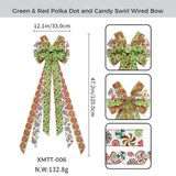 Large Wired Christmas Tree Bow Topper Ribbon Set – 100 Pack – Made to Order| Laribbons Custom - laribbons Custom Shop