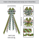 Large Wired Christmas Tree Bow Topper Ribbon Set – 100 Pack – Made to Order| Laribbons Custom - laribbons Custom Shop