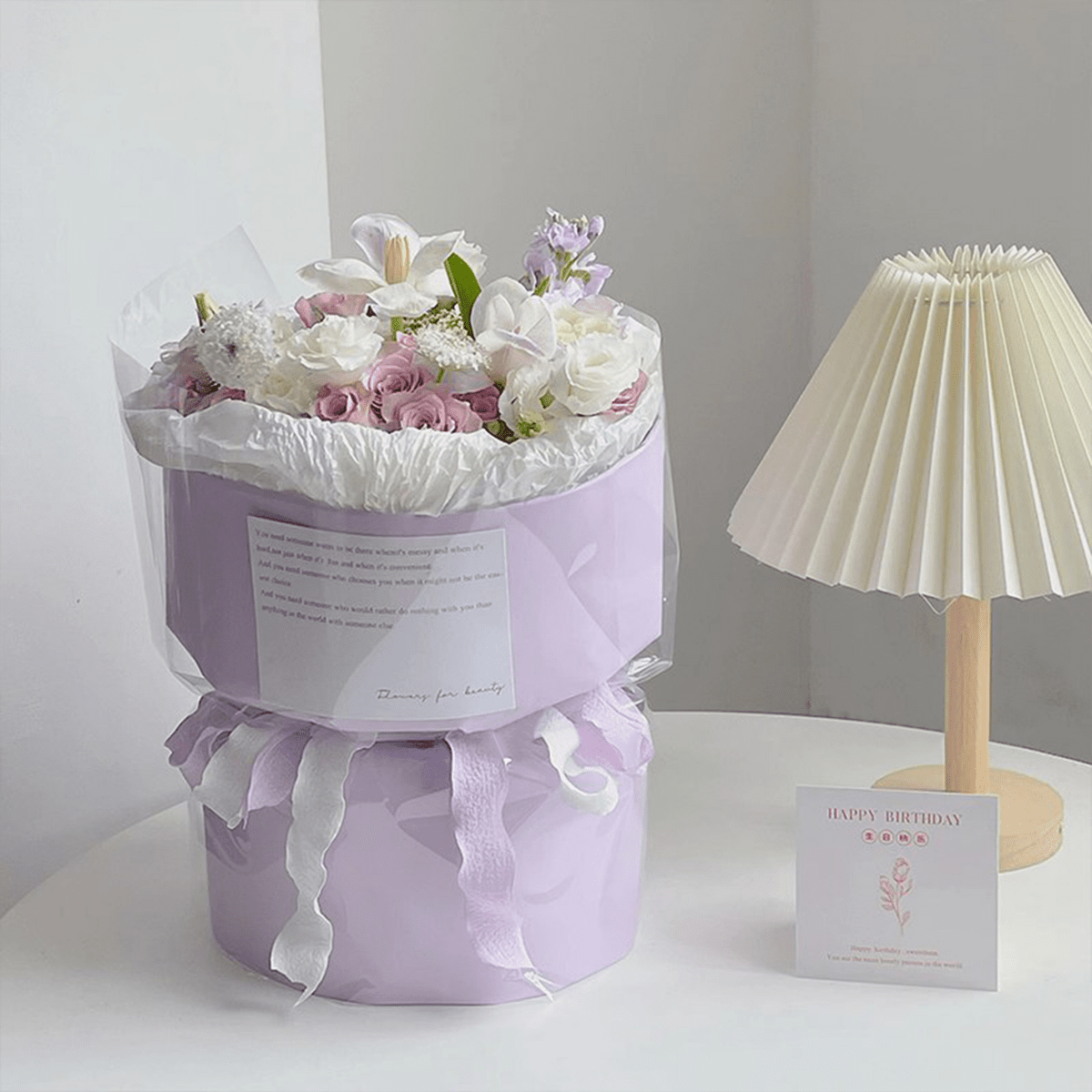 58x58cm BOPP Macaron Colors Floral Packaging Sheets | MOQ 100pcs | Laribbon Custom - laribbons