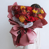 58x58cm BOPP Macaron Colors Floral Packaging Sheets | MOQ 100pcs | Laribbon Custom - laribbons