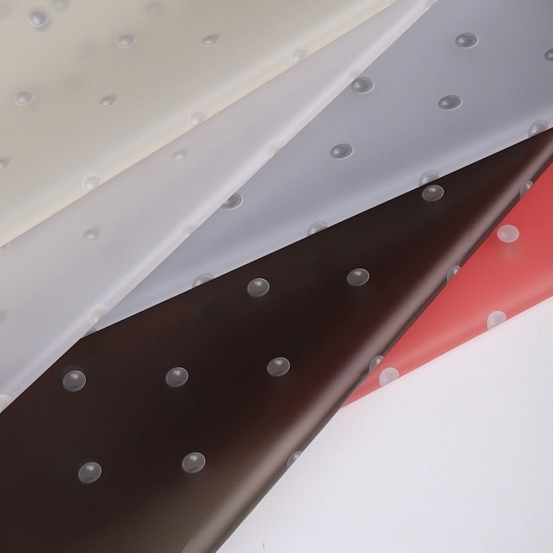 57x57cm BOPP Pearl Dot Flower Packaging Sheets | P - ZZMB | MOQ 100pcs | Laribbon Custom - laribbons