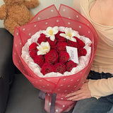 57x57cm BOPP Pearl Dot Flower Packaging Sheets | P - ZZMB | MOQ 100pcs | Laribbon Custom - laribbons