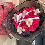 57x57cm BOPP Pearl Dot Flower Packaging Sheets | P - ZZMB | MOQ 100pcs | Laribbon Custom - laribbons