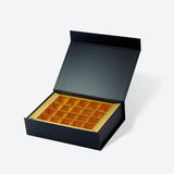 20 - Piece/Cavity A5 Shallow Empty Chocolate Confectionery Packaging Rigid Box - laribbons Custom Shop