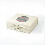 A5 Square Easter Gift Box with Egg Shaped Window - laribbons Custom Shop