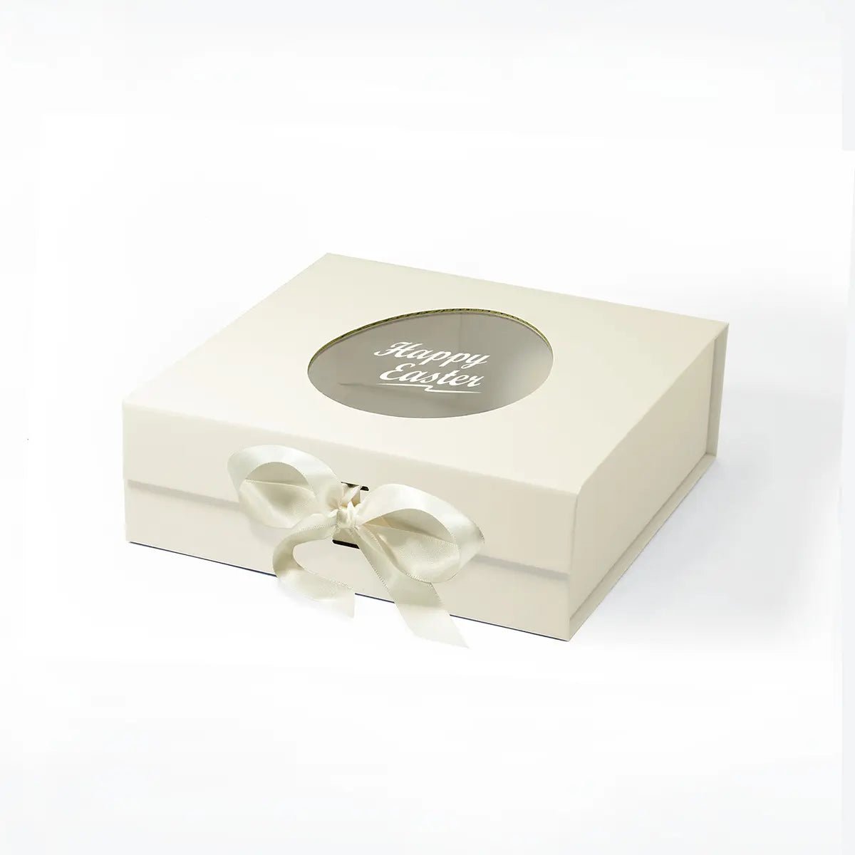 A5 Square Easter Gift Box with Egg Shaped Window - laribbons Custom Shop