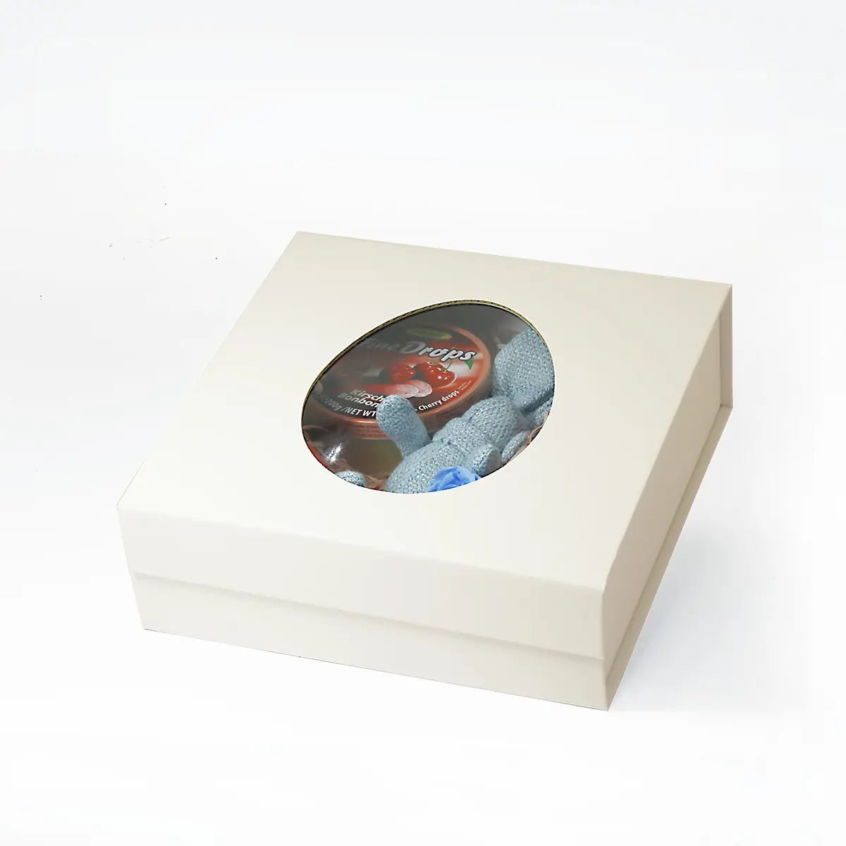 A5 Square Easter Gift Box with Egg Shaped Window - laribbons Custom Shop