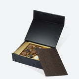 9 - Piece/Cavity A6 Shallow Empty Chocolate Confectionery Packaging Rigid Box - laribbons Custom Shop