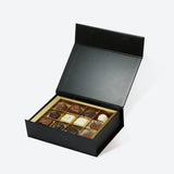 12 - Piece/Cavity A6 Shallow Empty Chocolate Confectionery Packaging Rigid Box - laribbons Custom Shop