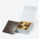 16 - Piece/Cavity A6 Square Empty Chocolate Confectionery Packaging Rigid Box - laribbons Custom Shop