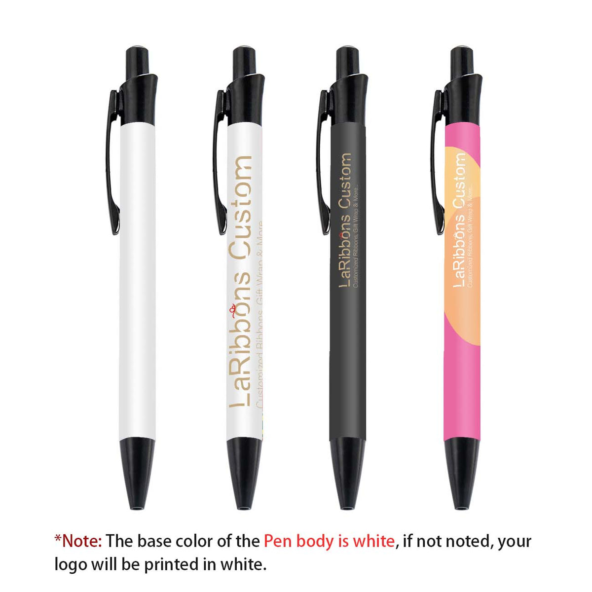 Custom Wrap Ballpoint Pen | Personalized Printed | LaRibbons - laribbons Custom Shop