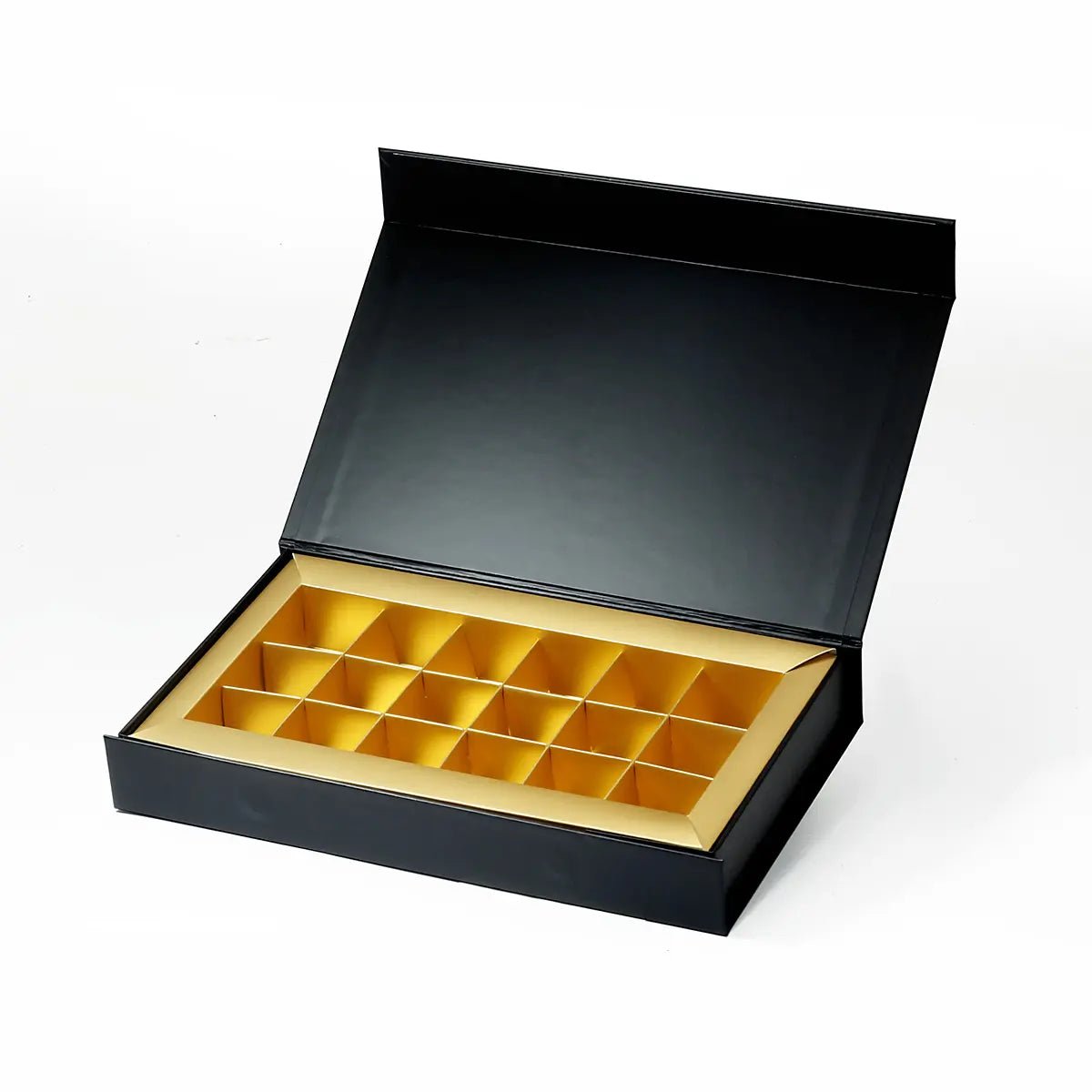 18 - Piece/Cavity C5 Shallow Chocolate Candy Packaging Rigid Box - laribbons Custom Shop