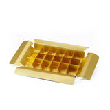 18 - Piece/Cavity C5 Shallow Chocolate Candy Packaging Rigid Box - laribbons Custom Shop