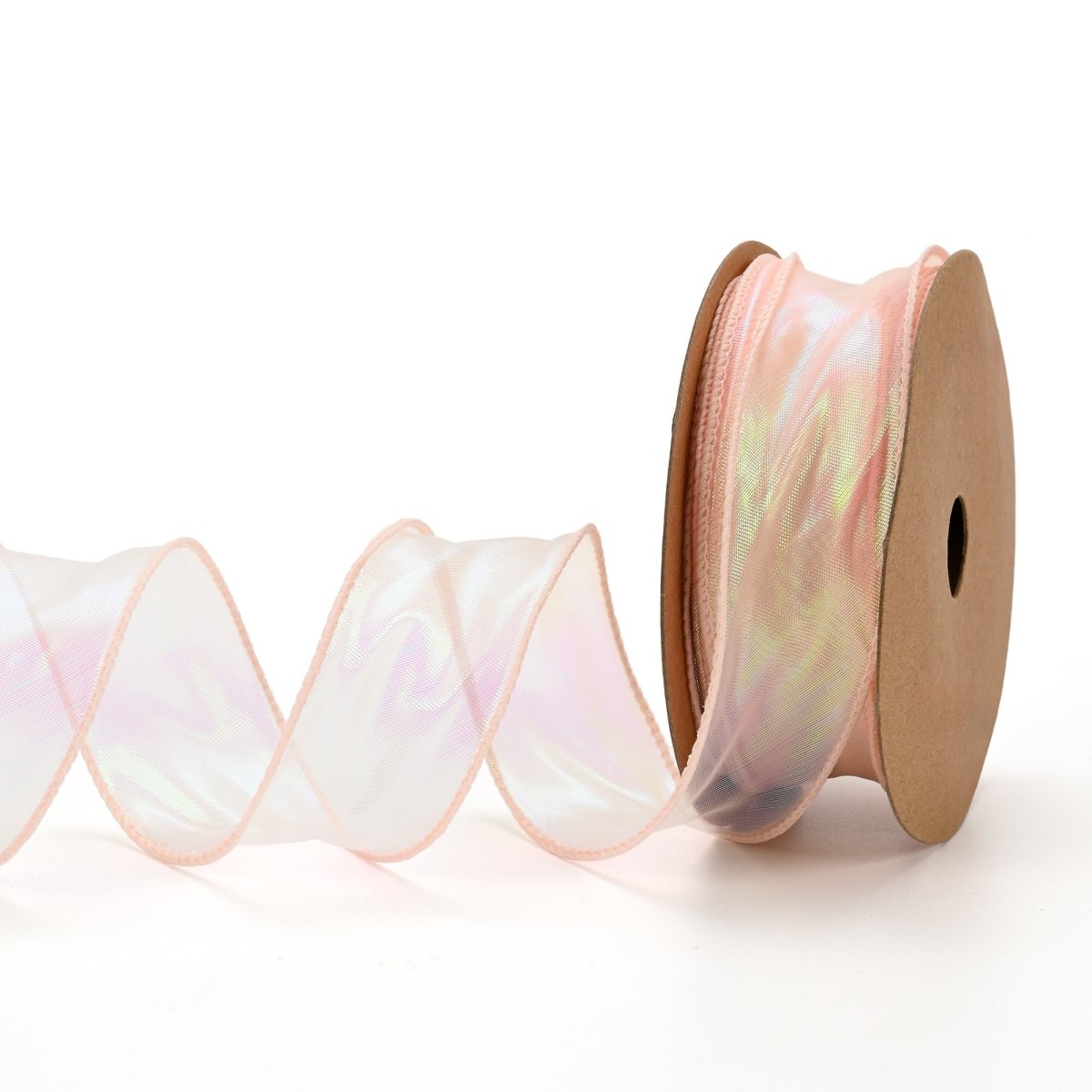 Luxury Iridescent Organza Ribbon – 1.5" Wide | 10 Yards per Roll | Wedding & Florist Decoration | Laribbons Custom - laribbons Custom Shop