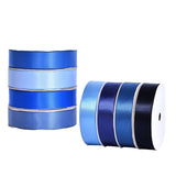 Wholesale Double Faced Satin Ribbon – Dark Blue & Navy Color Series – 3/8