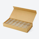 24 Pieces F2 Rigid Empty Macaron Packaging Box - laribbons Custom Shop