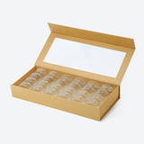 24 Pieces F2 Rigid Empty Macaron Packaging Box - laribbons Custom Shop