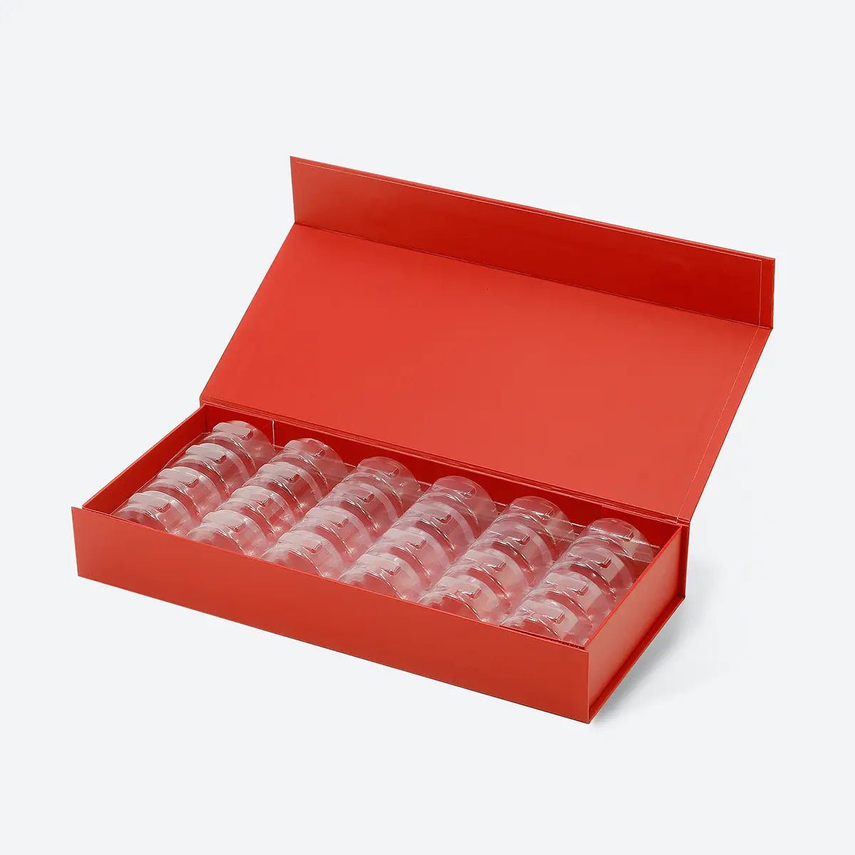 24 Pieces F2 Rigid Empty Macaron Packaging Box - laribbons Custom Shop