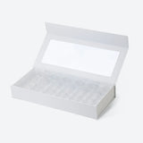 24 Pieces F2 Rigid Empty Macaron Packaging Box - laribbons Custom Shop