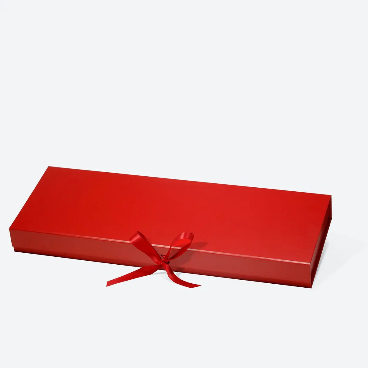 F3 Red Magnetic Gift Box with Ribbon - laribbons Custom Shop