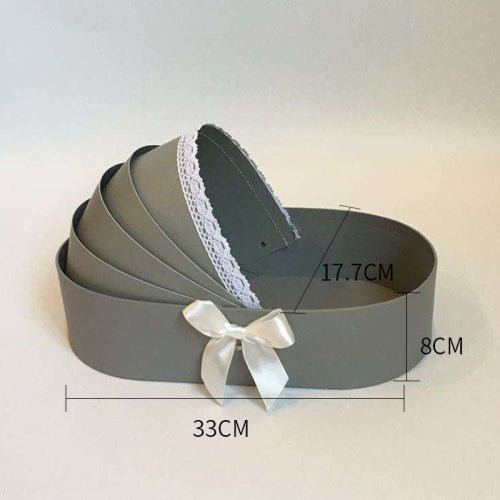 33×17.7×8cm Cradle - Style Flower Gift Box | B.YLH | Laribbons Custom - laribbons