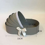 33×17.7×8cm Cradle - Style Flower Gift Box | B.YLH | Laribbons Custom - laribbons