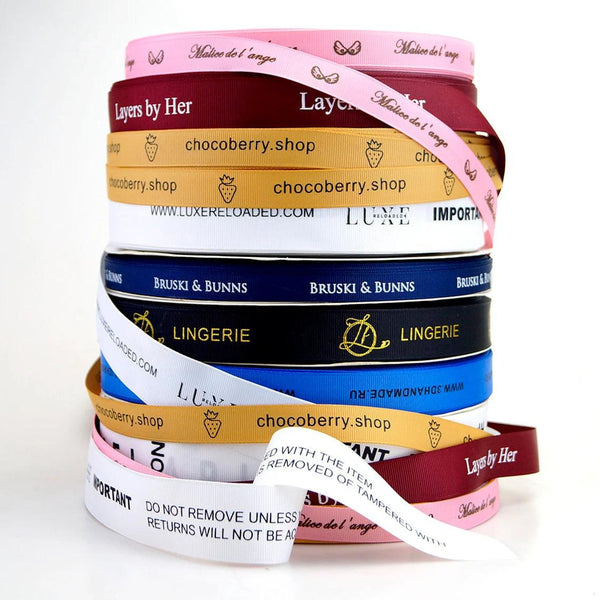 Cintas personalizadas de 100 yardas, rollo de cinta de grosgrain impreso personalizado, decoración para recuerdos de fiesta, boda, Baby Shower, Navidad 