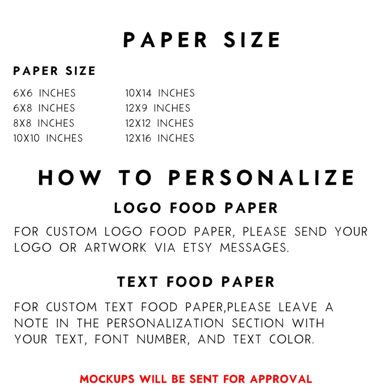 Custom Greaseproof Paper | Branded Food-Grade Wrapping Paper | LaRibbons