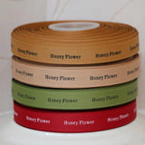 Custom Printed Grosgrain Ribbon – Personalized Logo, Text & Icons | 100 Yards Per Roll | Laribbons Custom - laribbons Custom Shop