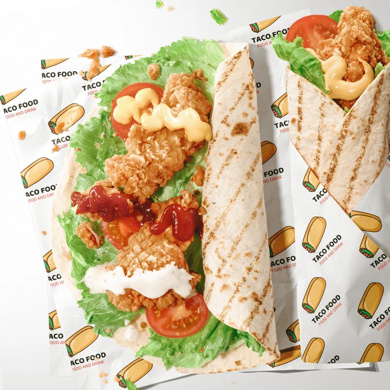 Custom Greaseproof Paper | Branded Food-Grade Wrapping Paper | LaRibbons