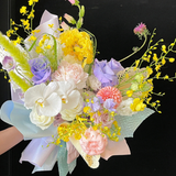 53cm×4Y 120g Shiny Pearlescent Florist Wrapping Paper Roll Color Mixed | P.SHD | MOQ 10 Rolls | Laribbon Custom - Laribbons Custom