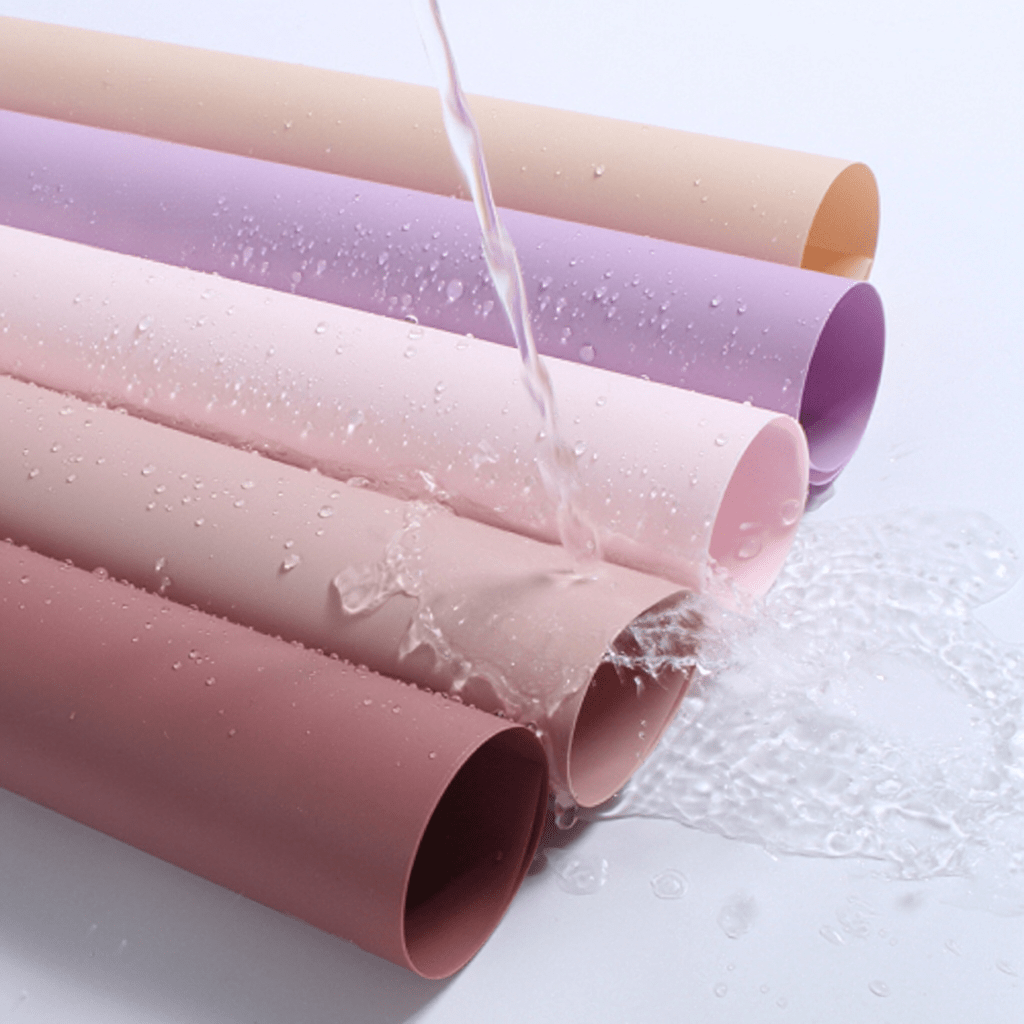 58cm*20M Matte Waterproof BOPP Florist Wrapping Film Roll Color Mixed | P.HX-001-Roll-20M | MOQ 10 Rolls | Laribbon Custom - Laribbons Custom