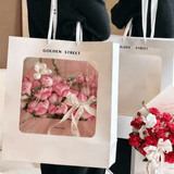 35x8x51cm Envelope - Style Flower Gift Box with Lace Print | BX - LMLX | Laribbons Custom - laribbons