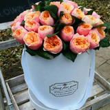 Round Flower Bucket Gift Box with Handle | B.SLBBT | Laribbons Custom - laribbons