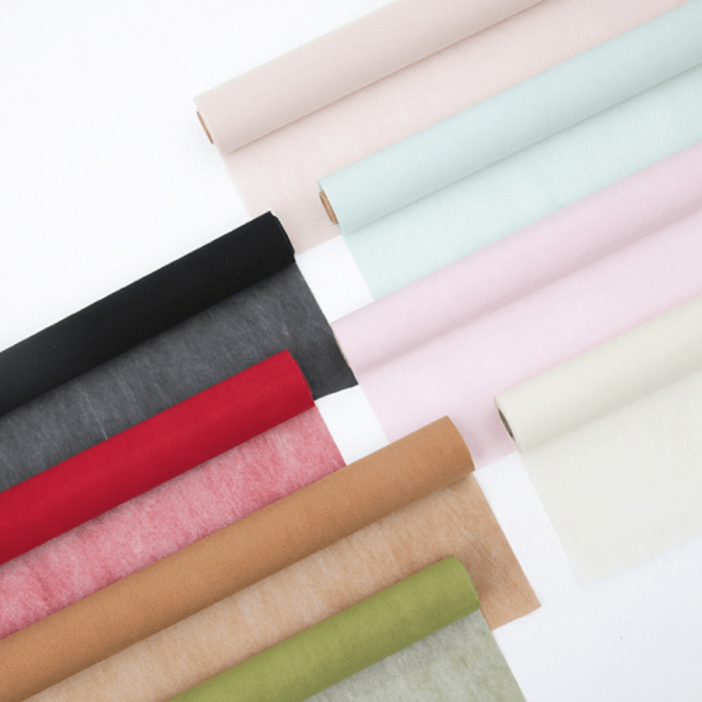 53CM*6Y Velvet Texture Florist Wrapping Paper Roll Color Mixed | P.TESR( ROLL) | MOQ 10 Rolls | Laribbon Custom - Laribbons Custom