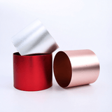 Metallic Cylinder Flower Box | BX - JSSLMYT | Laribbons Custom - laribbons
