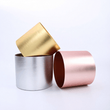 Metallic Cylinder Flower Box | BX - JSSLMYT | Laribbons Custom - laribbons